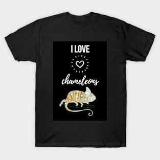 I Love Chameleons T-Shirt